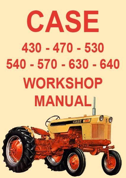 case 430 tractor manual